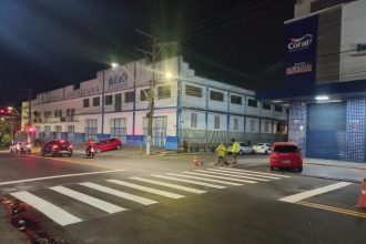 IMMU reforça sinalização viária em bairros da zona Sul e Centro-Sul de Manaus durante ação Manaus que a Gente Cuida