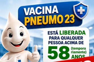 Prefeitura de Manaus informa que não houve liberação da vacina Pnemo 23 para maiores de 58 anos