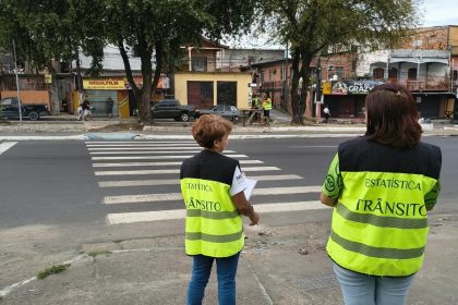 IMMU realiza pesquisa volumétrica de veículos e pedestres na avenida Itaúba para avaliar segurança na travessia