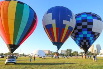 Festival de Esportes Aéreos FEA Brasília 2026 reúne balonismo, paramotor e paraquedismo de quarta-feira (5) a domingo (9)