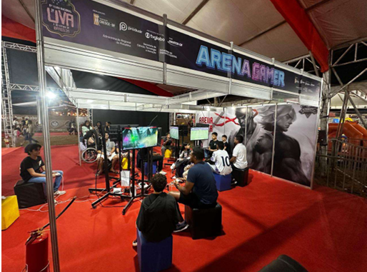 Arena Gamer na 6ª Feira Nacional da Uva e do Vinho de Brasília terá atrações tecnológicas e gratuitas em agosto