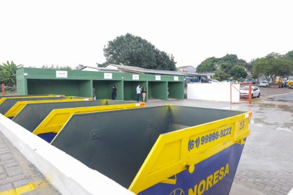 Distrito Federal mantém 28 pontos de papa-entulhos para descarte gratuito de pequenos volumes em várias regiões
