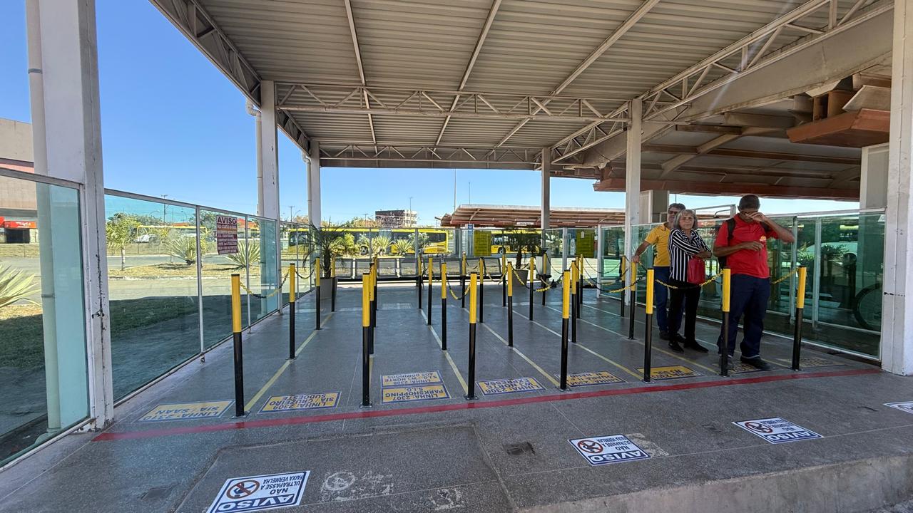 Embarque prioritário no BRT Sul em Santa Maria e Gama passa a ter filas separadas por linha para passageiros com prioridade