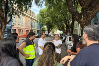 Obra transforma Ferreira Pena em rua gastronômica e plataforma única no Centro de Manaus a partir de 24/8