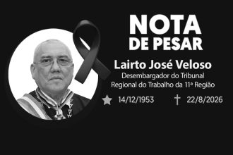 Desembargador Lairto José Veloso morre em Manaus e TRT-11 decreta luto oficial de três dias