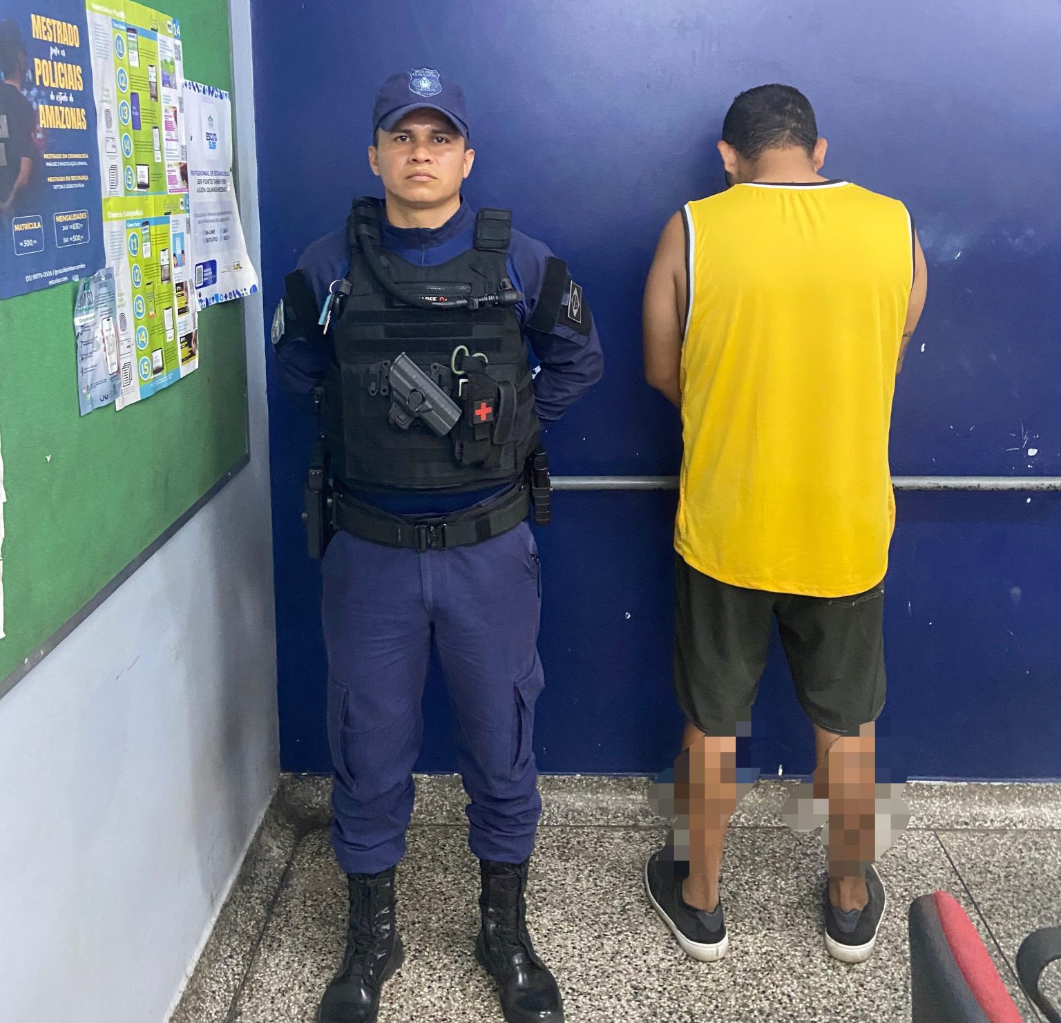 Guarda Municipal realiza prisões em Manaus por tráfico, mandados e violência contra a mulher