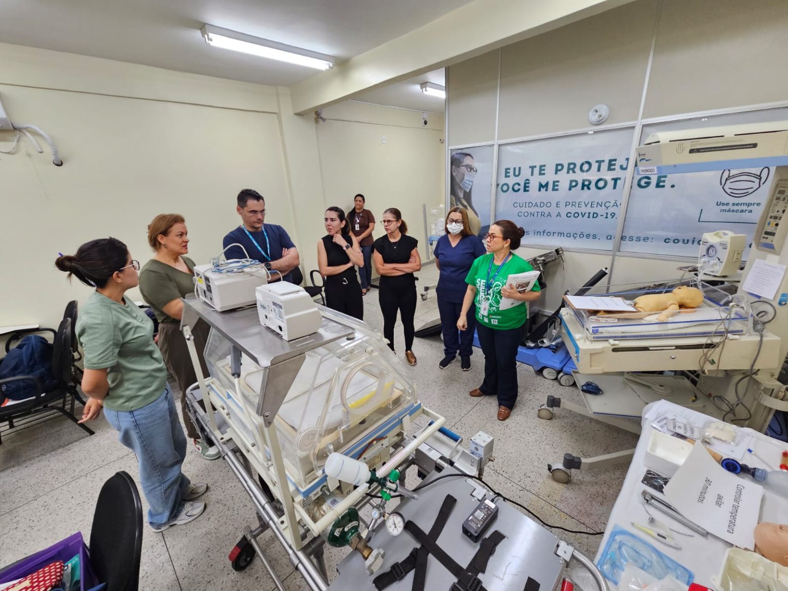 Maternidade Dr. Moura Tapajóz conclui curso sobre transporte do recém-nascido de alto risco e capacita 40 profissionais