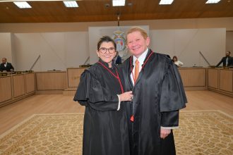 Desembargadores Nélia Caminha Jorge e José Hamilton Saraiva são aclamados na eleição do TRE/AM para o biênio 2027/2028