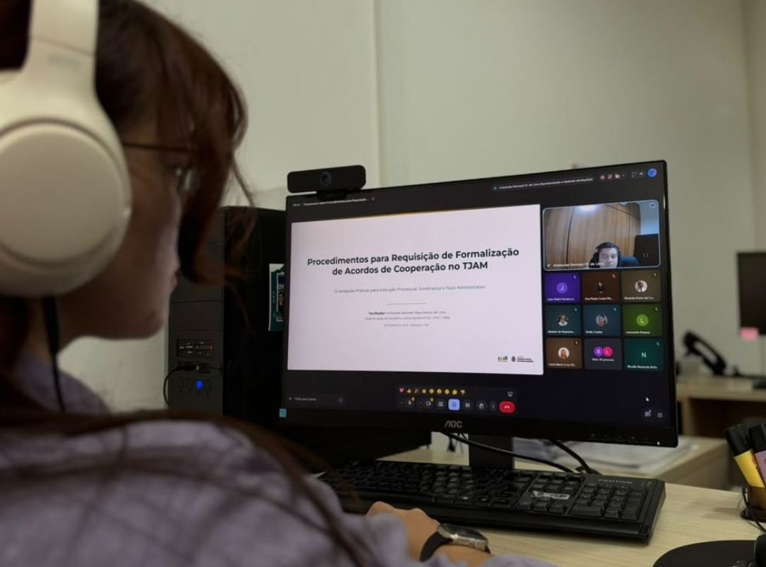 Treinamento do TJAM orienta formalização de acordos de cooperação e padroniza fluxos administrativos