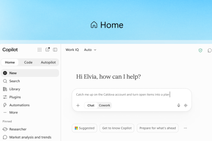 Microsoft Copilot apresenta Home, Code e Autopilot e amplia recursos e governança para empresas
