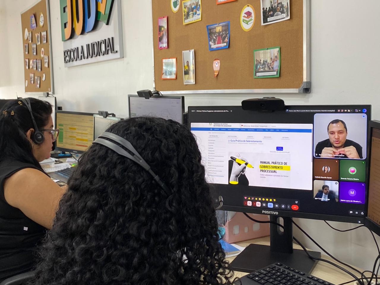 Nugepnac e Ejud/TJAM realizam capacitação virtual sobre sobrestamento no Projudi para unidades do interior
