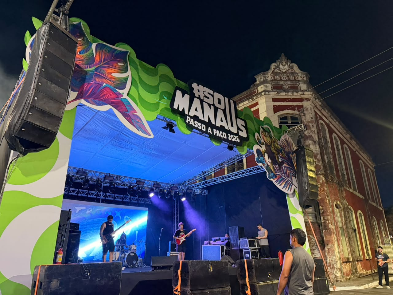 Palco Mangueirão reúne artistas locais e atrações variadas no SouManaus Passo a Paço 2026 neste sábado