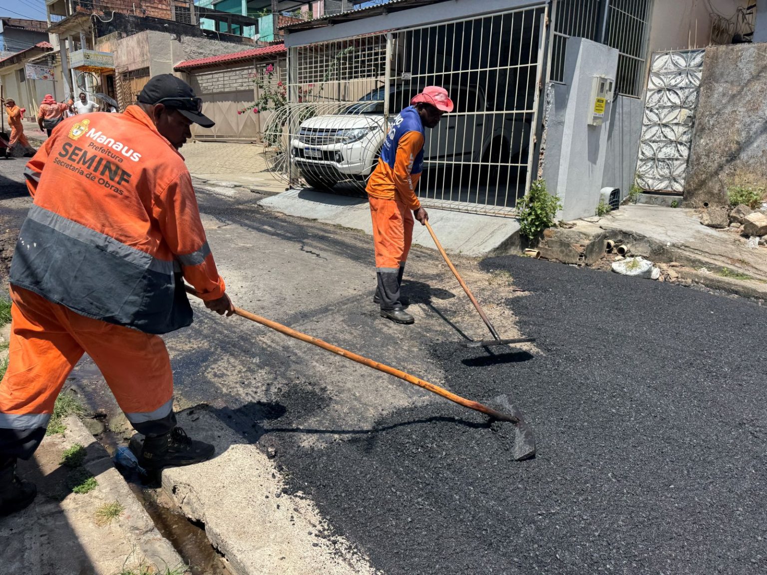 Recuperação da rua São Lázaro em Santo Antônio melhora tráfego e durabilidade do pavimento