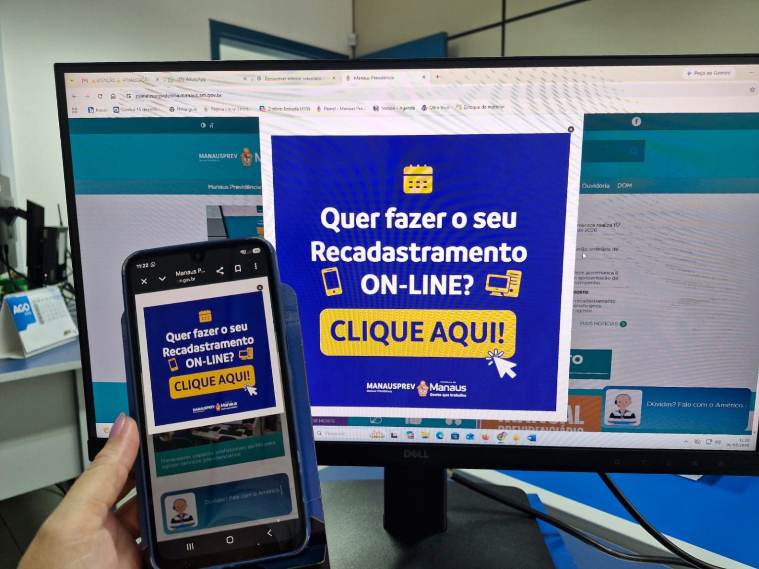 Recadastramento anual dos aposentados e pensionistas de Manaus tem prazo até 30 de setembro