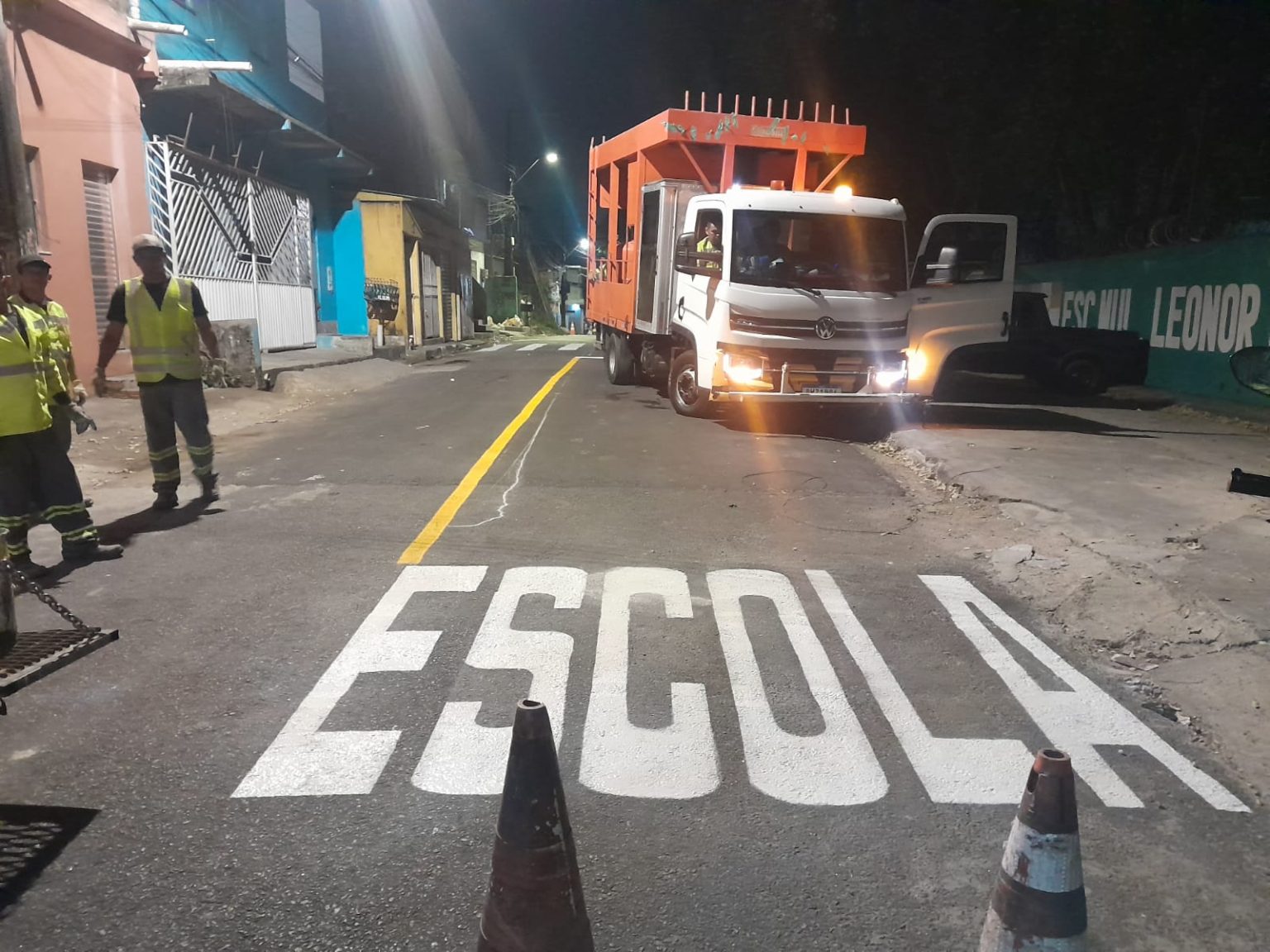 IMMU revitaliza sinalização viária em corredores e entorno de escolas de Manaus para reforçar segurança no trânsito