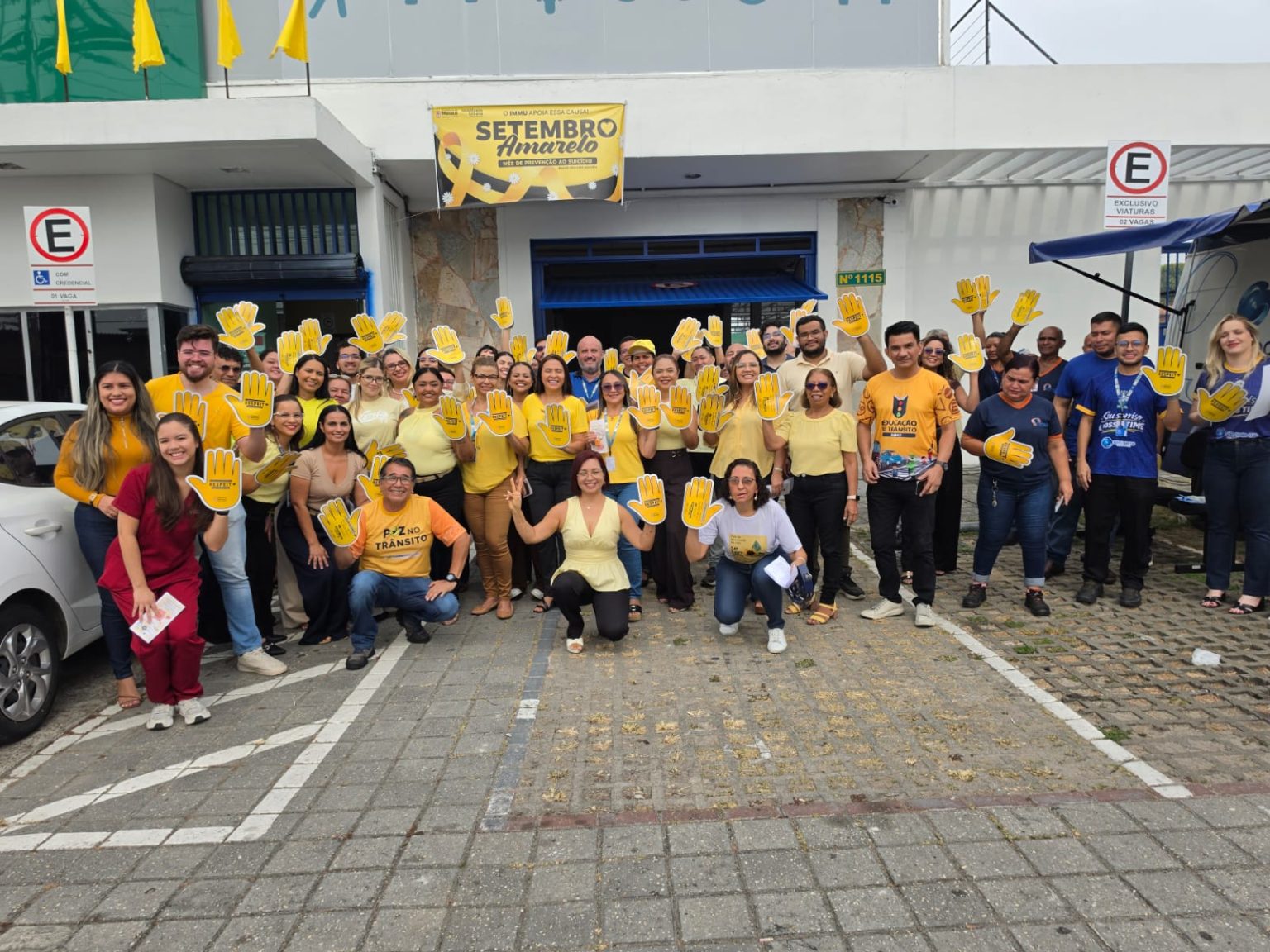IMMU realiza ação do Setembro Amarelo em Manaus com roda de conversa e serviços a servidores