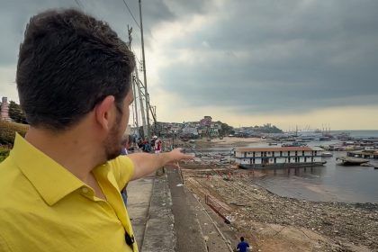 Prefeitura de Manaus intensifica limpeza da orla de Manaus Moderna e retira mais de 2,5 mil toneladas em 2026