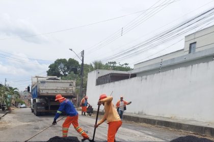 Prefeitura de Manaus intensifica recuperação asfáltica na travessa Jucás do Novo Aleixo a partir de 21/9