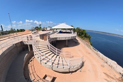 Parque Encontro das Águas avança para concretagem das estruturas projetadas por Oscar Niemeyer em Manaus
