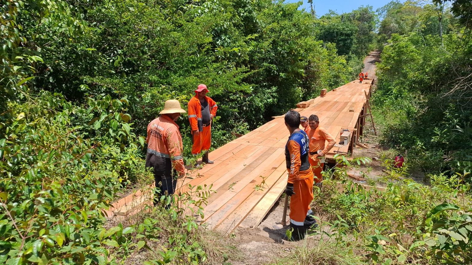 Ponte de 120 metros no ramal do Brasileirinho em Manaus melhora mobilidade na zona Leste