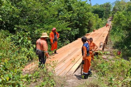 Ponte de 120 metros no ramal do Brasileirinho em Manaus melhora mobilidade na zona Leste
