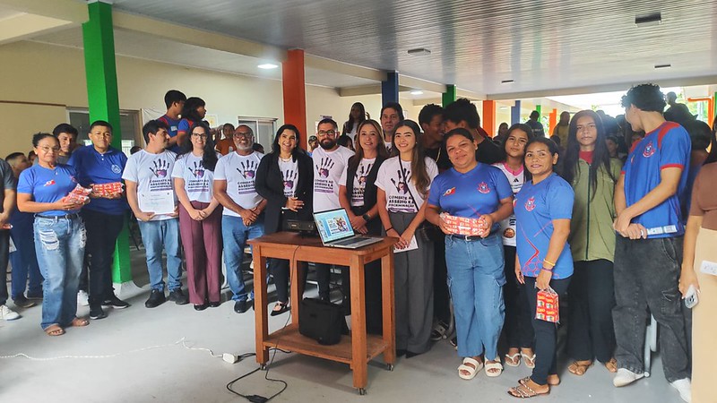 TRT da 11ª Região realiza ação educativa contra o capacitismo em Manicoré com cerca de 200 alunos
