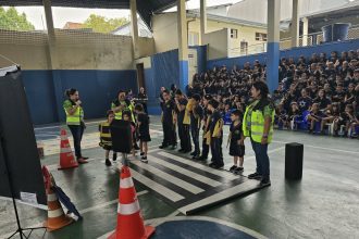 IMMU realiza ação de educação para o trânsito em Manaus com 120 estudantes da rede escolar