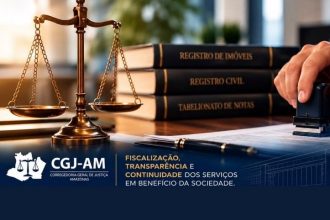CGJ-AM esclarece intervenção em cartórios extrajudiciais e detalha prazos, receitas e número de casos no biênio 2025/2026