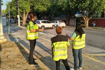 IMMU realiza pesquisa de fluxo de veículos no entorno da praça do Congresso para avaliar alteração de sentido da rua