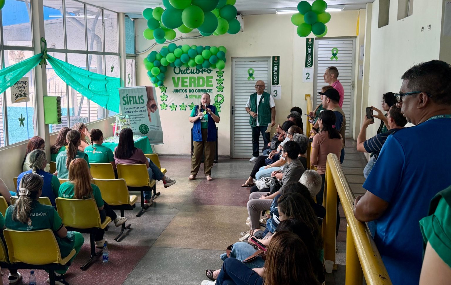 Manaus realiza Dia D de mobilização e testagem para sífilis durante Outubro Verde