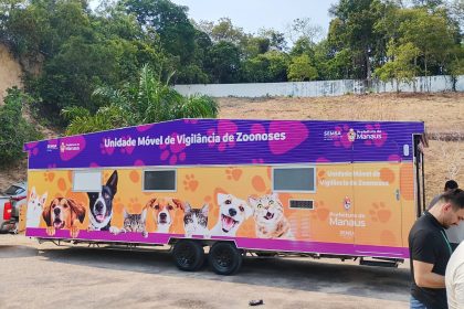 Unidade móvel Caramelo inicia castração de cães e gatos em São José Operário e amplia ações de vigilância em Manaus