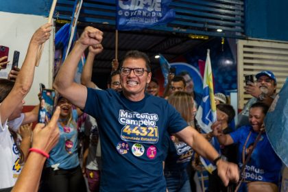 Marcellus Campêlo reúne cerca de 2 mil pessoas em Manaus, em reunião que marca a reta final da campanha eleitoral