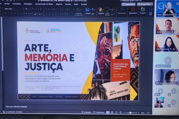 Projeto Arte, Memória e Justiça do Tribunal de Justiça do Amazonas é apresentado na 32.ª edição do Disseminando Boas Práticas do CNJ