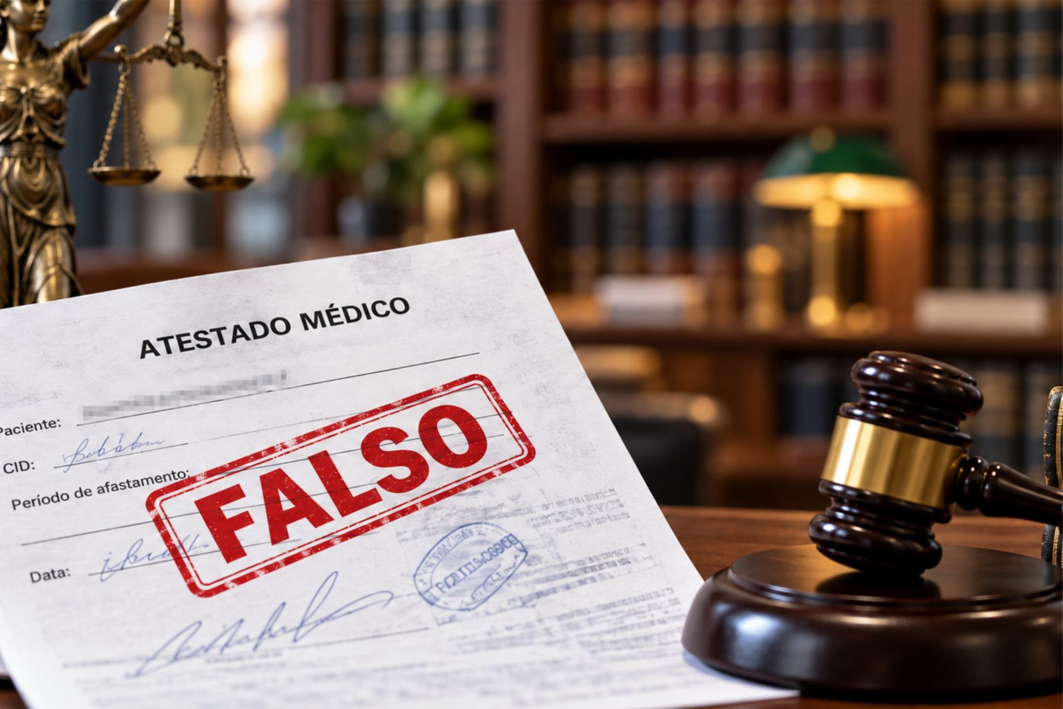 Servidora do Tribunal de Justiça do Amazonas condenada por uso de atestado médico falso e perde o cargo após decisão